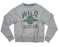 adidas Men's NHL Minnesota Wild Distressed Graphics Crew Sweatshirt, Grey