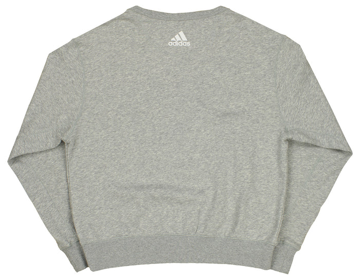 adidas Men's NHL Minnesota Wild Distressed Graphics Crew Sweatshirt, Grey