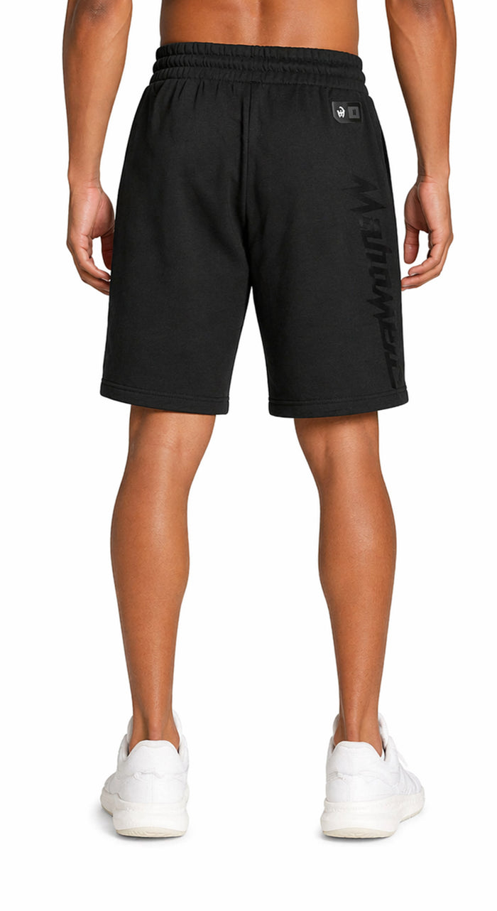 adidas Mens Patrick Mahomes Fleece Athletic Shorts, Black