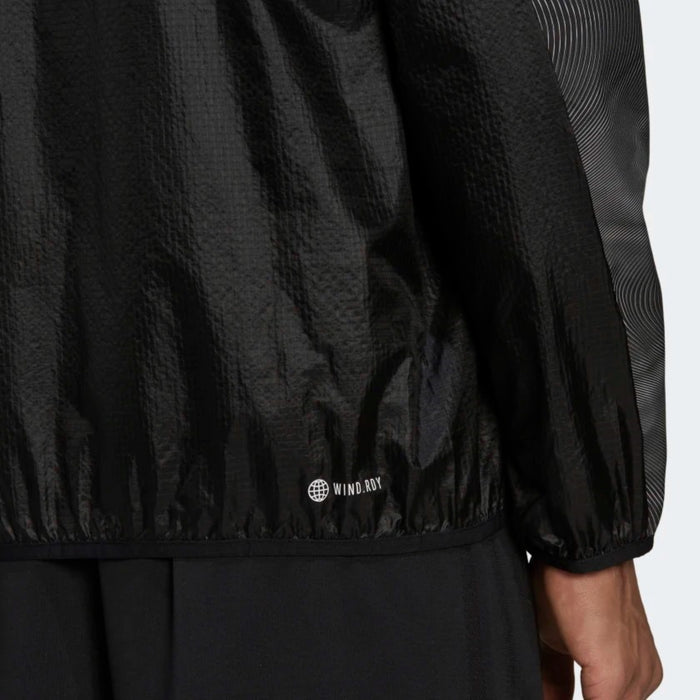 Adidas Mens Season Windbreaker, Black