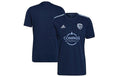 Adidas Mens Sporting Kansas City Skc Short Sleeve Jersey Mls