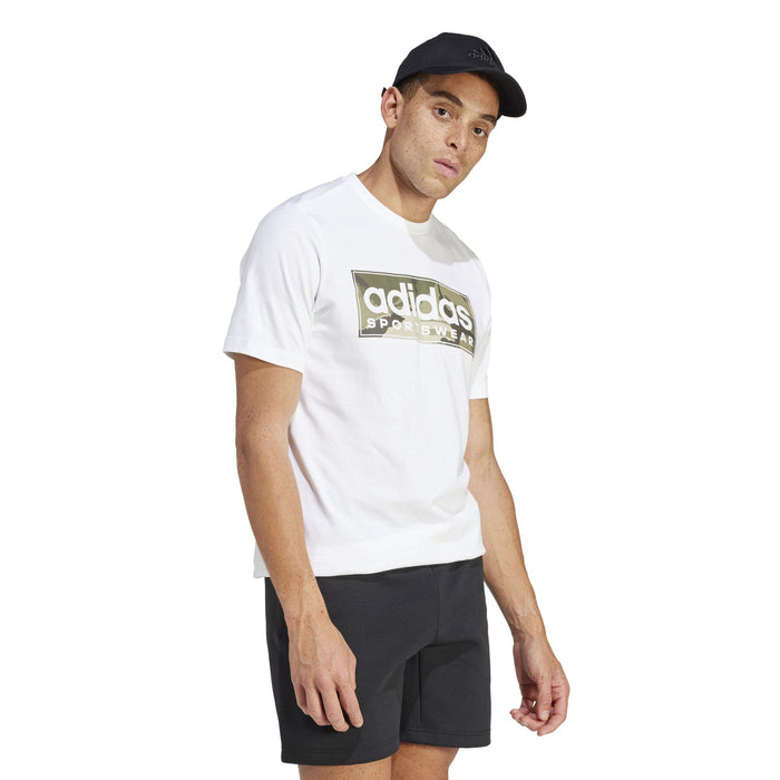 Adidas Mens Sportswear M Camo G T 2 White