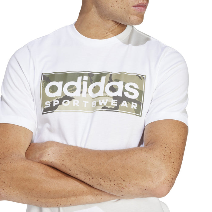 Adidas Mens Sportswear M Camo G T 2 White