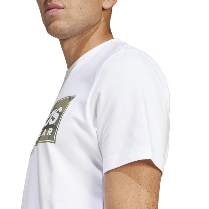 Adidas Mens Sportswear M Camo G T 2 White
