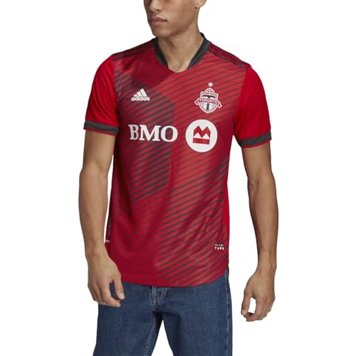Adidas Mens Toronto FC Tfc H Jsy Au Short Sleeve Jersey, MLS