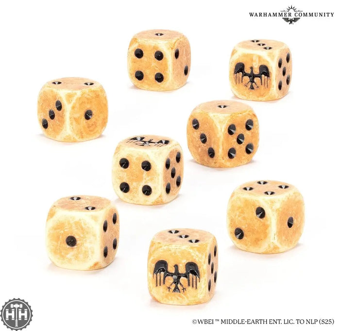 Middle-Earth: Hill Tribesmen Dice Set LOTR/The Hobbit Games Workshop