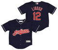 MLB Boys 4-7 Indians Francisco Lindor Cool Base Alt.1 Replica Jersey