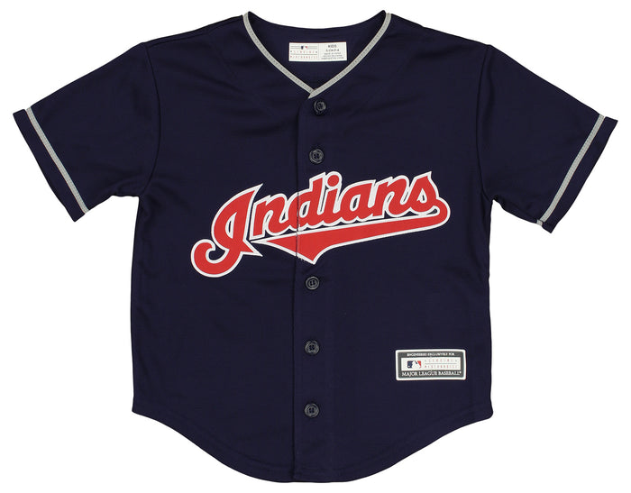 MLB Boys 4-7 Indians Francisco Lindor Cool Base Alt.1 Replica Jersey