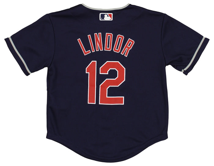 MLB Boys 4-7 Indians Francisco Lindor Cool Base Alt.1 Replica Jersey