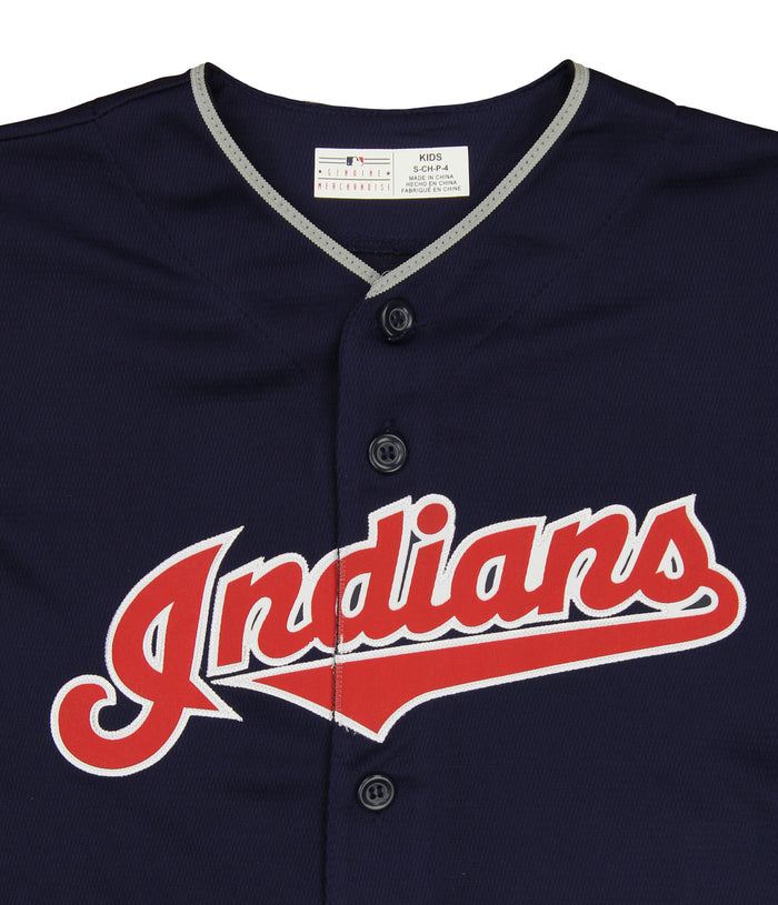 MLB Boys 4-7 Indians Francisco Lindor Cool Base Alt.1 Replica Jersey