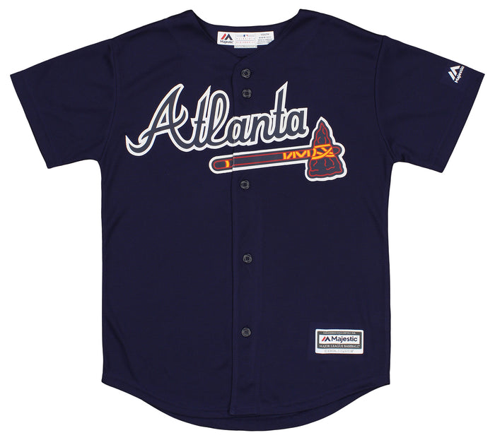 MLB Boys 8-20 Braves Alt.2 Replica Jersey (Blank Back)