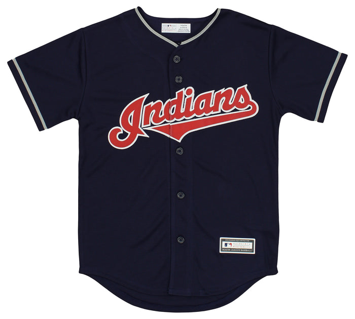 MLB Boys 8-20 Indians Alt.1 Replica Team Blank Back