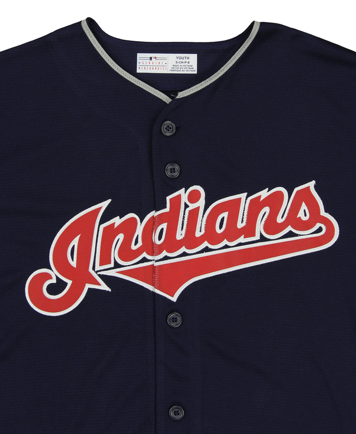 MLB Boys 8-20 Indians Alt.1 Replica Team Blank Back