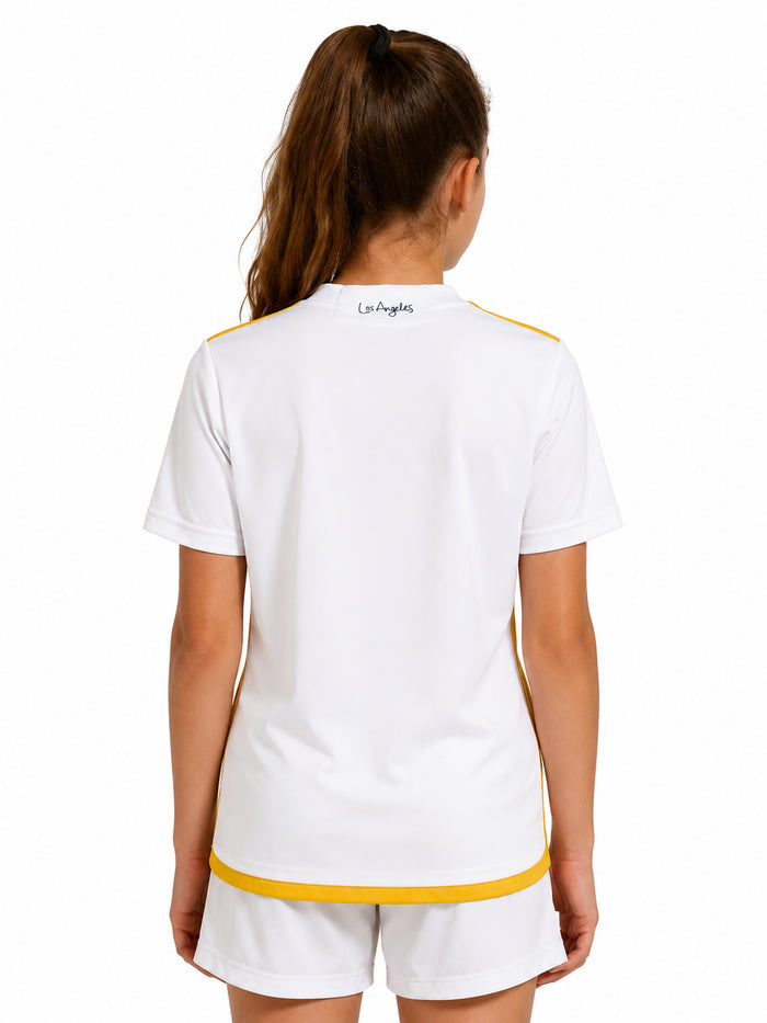 adidas MLS LA Galaxy, Youth Juniors Home Replica White Jersey