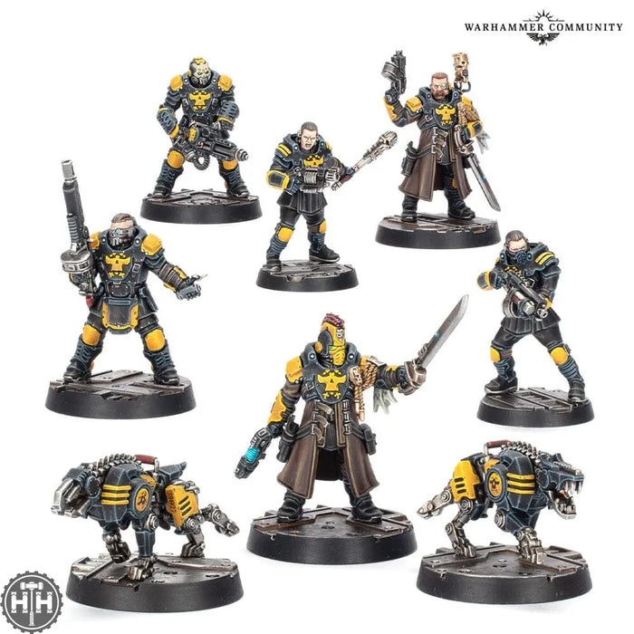 Necromunda: Palanite Enforcer Captains & Sergeants Necromunda Games Workshop