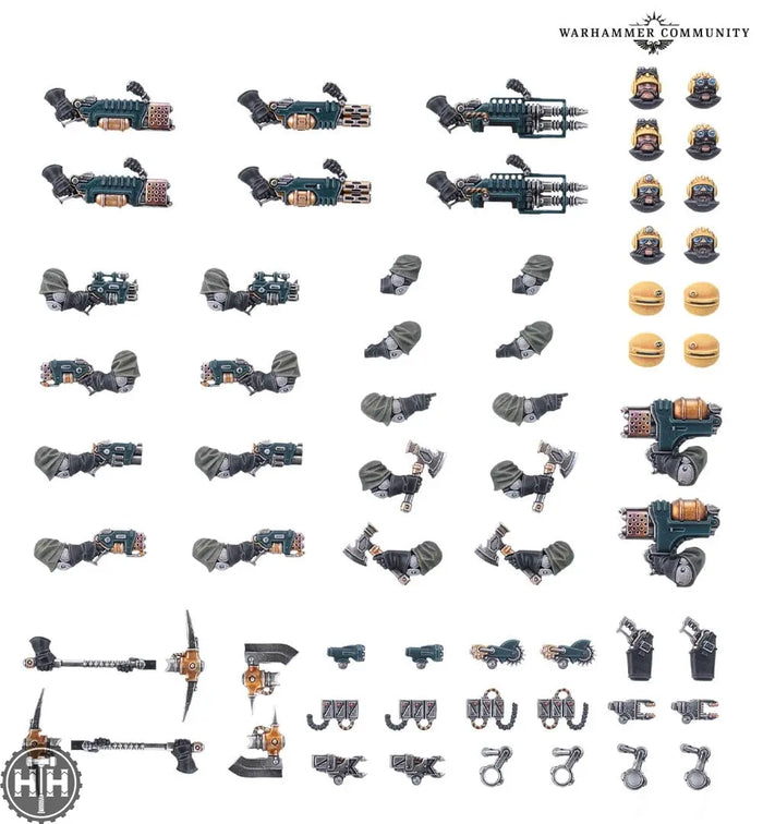 Necromunda: Squat Prospectors Weapons & Upgrades Necromunda Games Workshop