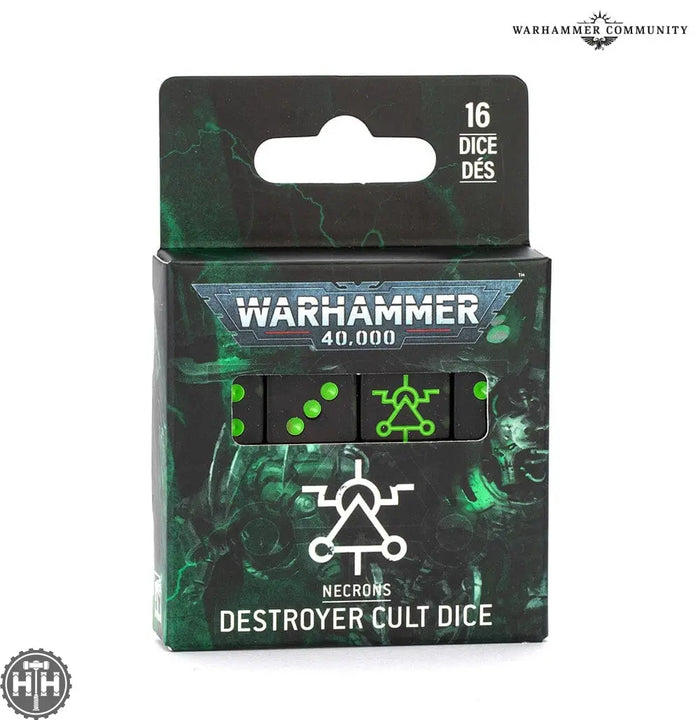 Necrons: Destroyer Cult Dice (2026) Necrons Games Workshop