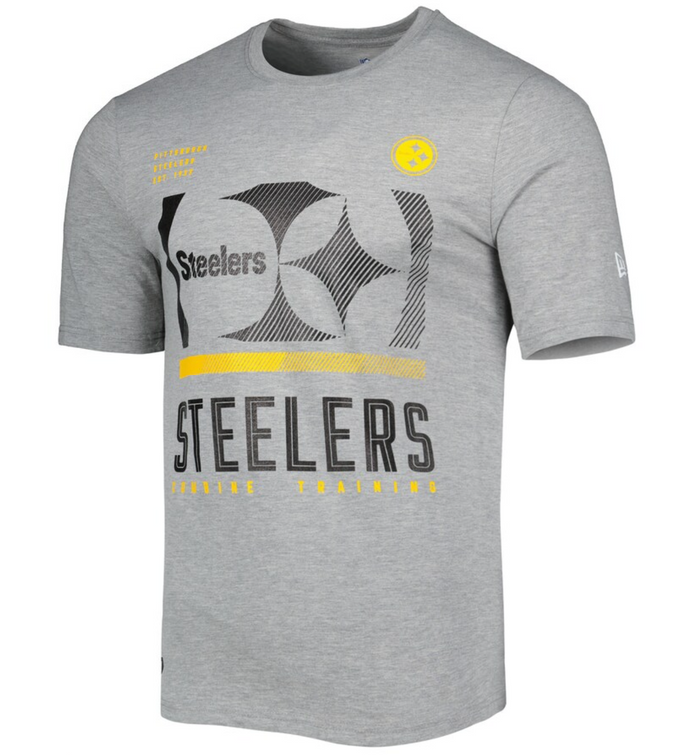 New Era Men's Pittsburgh Steelers Combine Authentic Red Zone T-Shirt