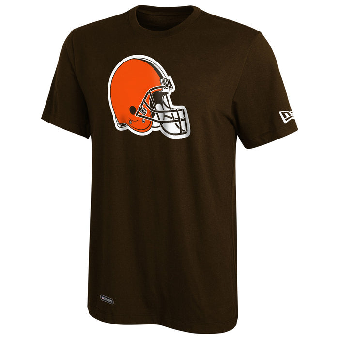 New Era NFL Cleveland Browns Mens Stadium Logo Short Sleeve Poly Tee