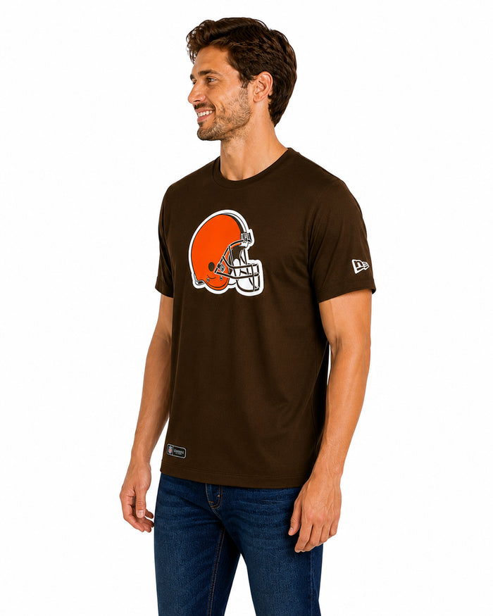 New Era NFL Cleveland Browns Mens Stadium Logo Short Sleeve Poly Tee