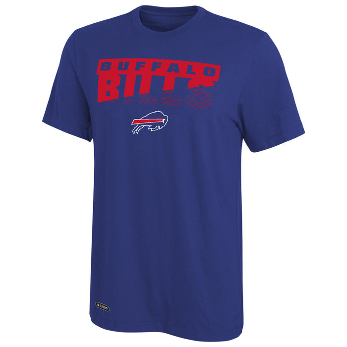 New Era NFL Men's Scoreboard Short Sleeve Poly Dri-tek Tee Bills Royal