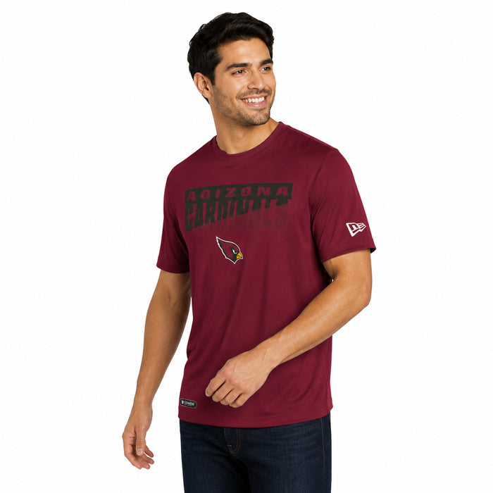 New Era NFL Men's Scoreboard Short Sleeve Poly Dri-tek Tee Cardinals Cardinal