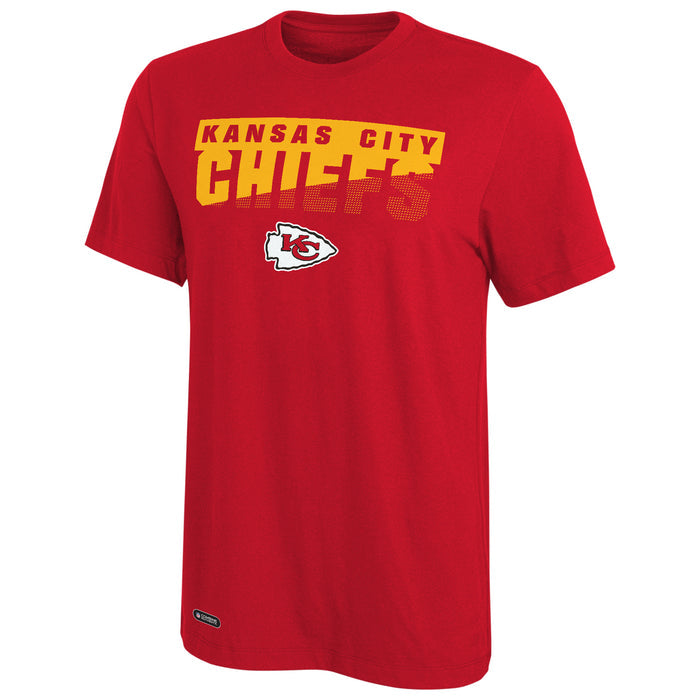 New Era NFL Men's Scoreboard Short Sleeve Poly Dri-tek Tee Chiefs Red