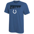 New Era NFL Men's Scoreboard Short Sleeve Poly Dri-tek Tee Colts Speed Blue