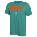 New Era NFL Men's Scoreboard Short Sleeve Poly Dri-tek Tee Dolphins Aqua