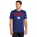 New Era NFL Men's Scoreboard Short Sleeve Poly Dri-tek Tee Giants Royal