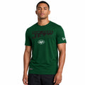 New Era NFL Men's Scoreboard Short Sleeve Poly Dri-tek Tee Jets Sport Green