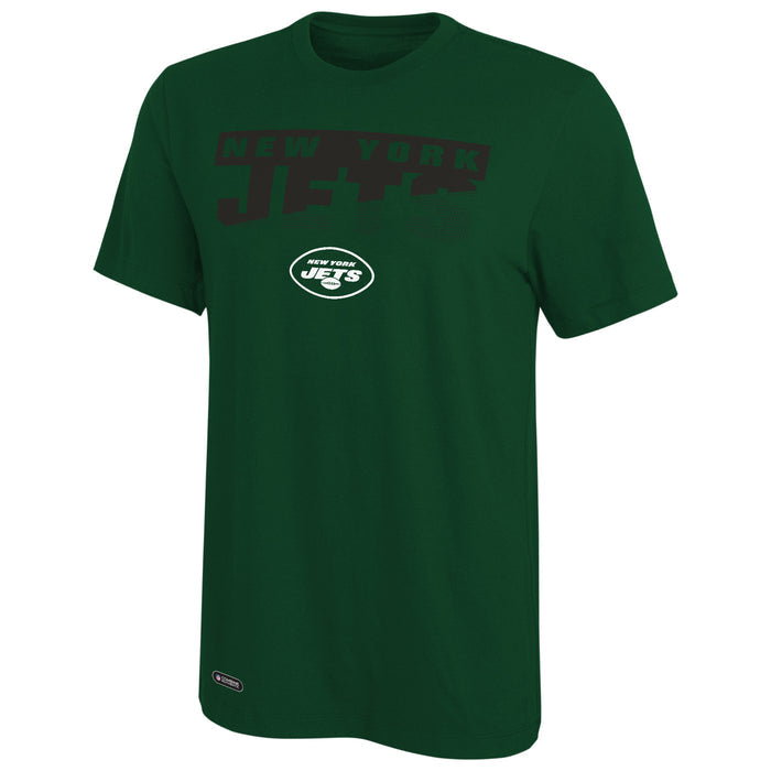 New Era NFL Men's Scoreboard Short Sleeve Poly Dri-tek Tee Jets Sport Green