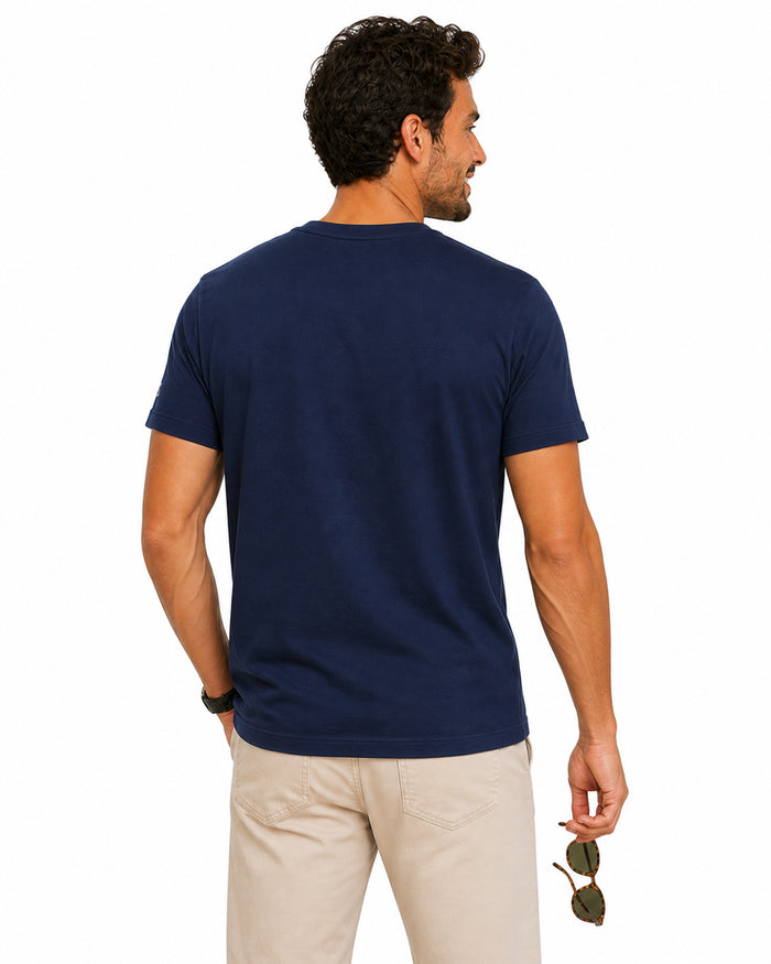 New Era NFL Men's Scoreboard Short Sleeve Poly Dri-tek Tee Patriots Navy