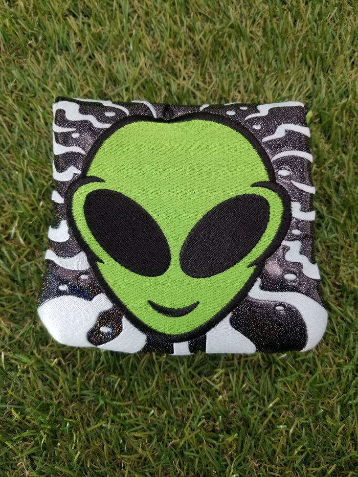 NEW TAYLORMADE VAULT LITTLE GREEN MAN SPIDER MALLET PUTTER HEADCOVER BRANDNEW