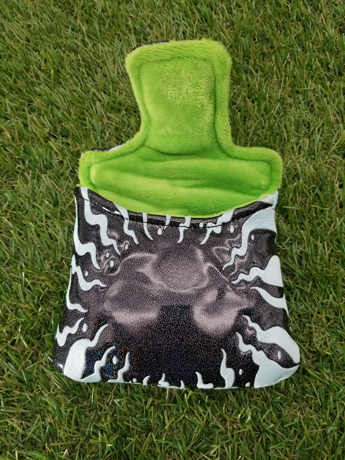 NEW TAYLORMADE VAULT LITTLE GREEN MAN SPIDER MALLET PUTTER HEADCOVER BRANDNEW