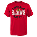NHL Boys Youth Blackhawks Spectacle Short Sleeve Tee