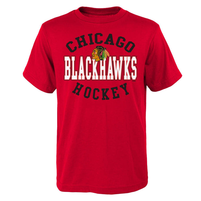 NHL Boys Youth Blackhawks Spectacle Short Sleeve Tee