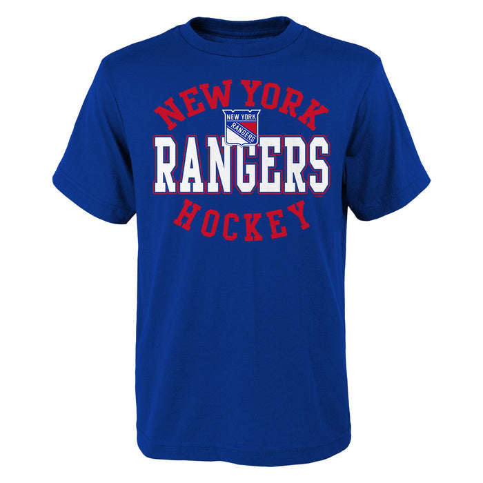 NHL Boys Youth Rangers Spectacle Short Sleeve Tee