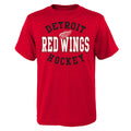 NHL Boys Youth Red Wings Spectacle Short Sleeve Tee