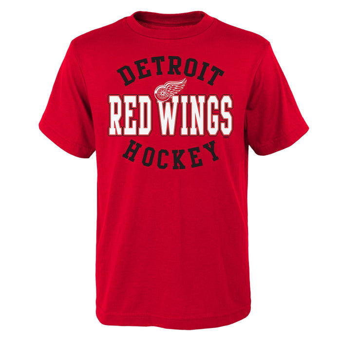 NHL Boys Youth Red Wings Spectacle Short Sleeve Tee