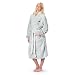Northwest NFL Baltimore Ravens Women's Sherpa Bath Robe, 25" x 47", Gray