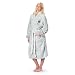 Northwest NFL Las Vegas Raiders Women's Sherpa Bath Robe, 25" x 47", Gray