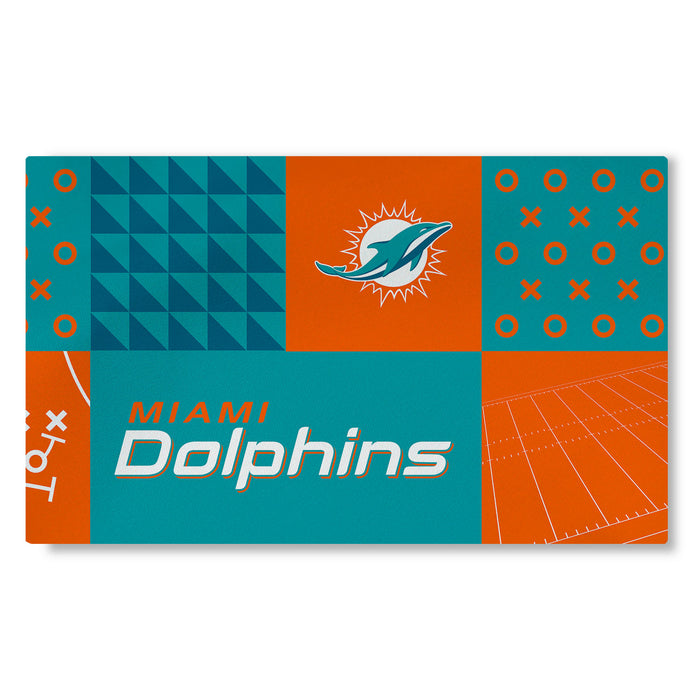 Northwest NFL Miami Dolphins Colorblock Washable Area Living Rug, 36" X 60"