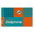 Northwest NFL Miami Dolphins Colorblock Washable Area Living Rug, 36" X 60"