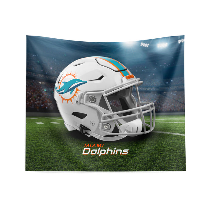 Northwest NFL Miami Dolphins Printed Wall Décor Hanging Pin Tapestry Indoor Banner