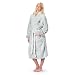 Northwest NFL New Orleans Saints Women's Sherpa Bath Robe, 25" x 47", Gray