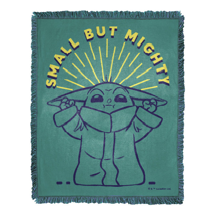 Northwest Star Wars The Mandolorian Small But Mighty Throw Blanket, 46"x60"