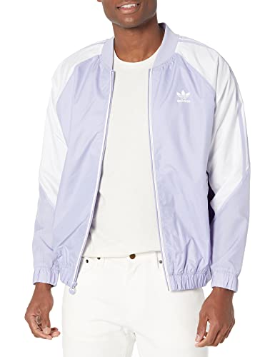 adidas Originals Mens Summer Superstar Track Top, Dust Purple