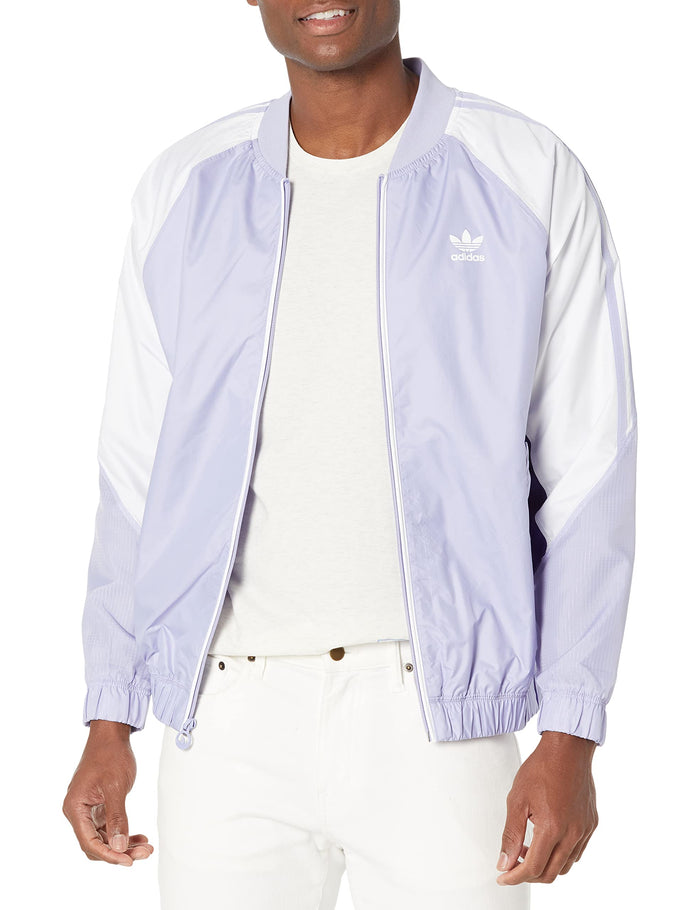adidas Originals Mens Summer Superstar Track Top, Dust Purple