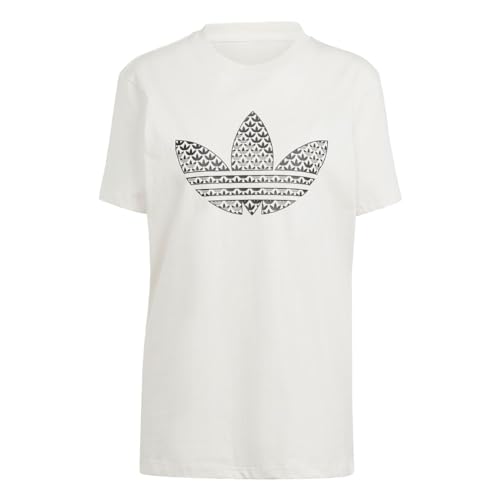 adidas Originals Trefoil Monogram Infill T-Shirt Wonder White